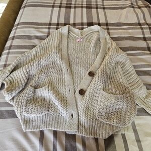 Cozy Cream Knit Cardigan Sweater
